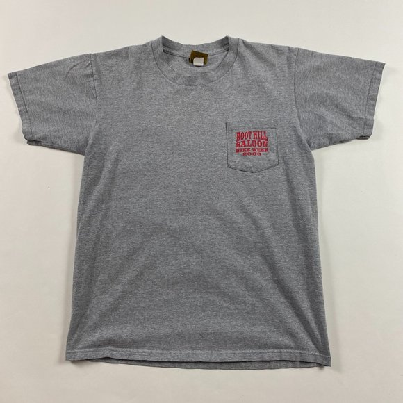 Vintage Y2K Boot Hill Saloon 2003 Bike Week Daytona Beach T Shirt Mens L/M USA - Picture 2 of 10